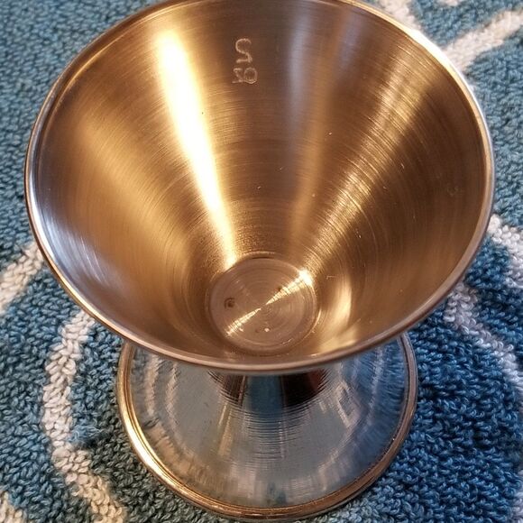 Stainless steel bar measuring cup 1 and 2 ounce - Picture 5 of 5